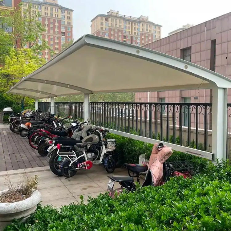 泽普县膜结构电动车棚